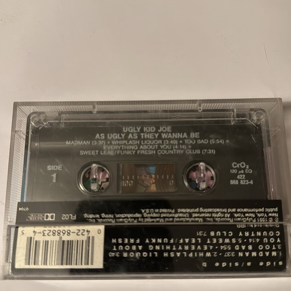 Ugly Kid Joe cassette tape vintage - Picture 2 of 3